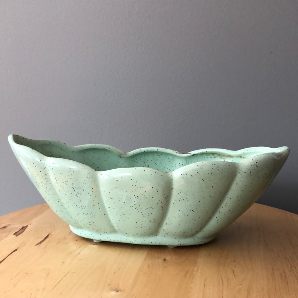 MCM Mint Green Cottagecore Planter
